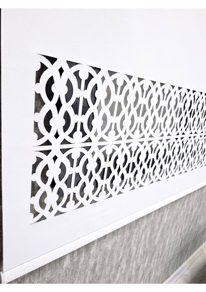 Lazer Kesim Stor Perde Kalın Kumaşlı Beyaz Renk LZR314 fiyatları