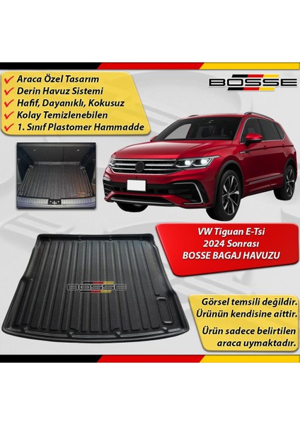 Vw Tiguan Bagaj Havuzu Üst Bagaj E-Tsi 2024 Sonrası Bosse