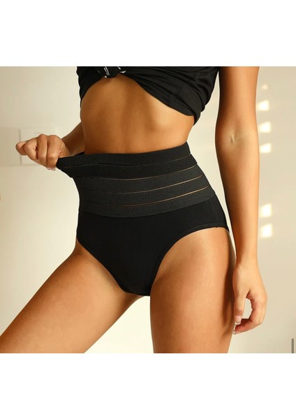 Göbek Bantlı Yüksek Bel Şık Tasarım Vücut Şekillendirici Toparlayıcı Inceltiici Kadın Korse Siyah fırsatları