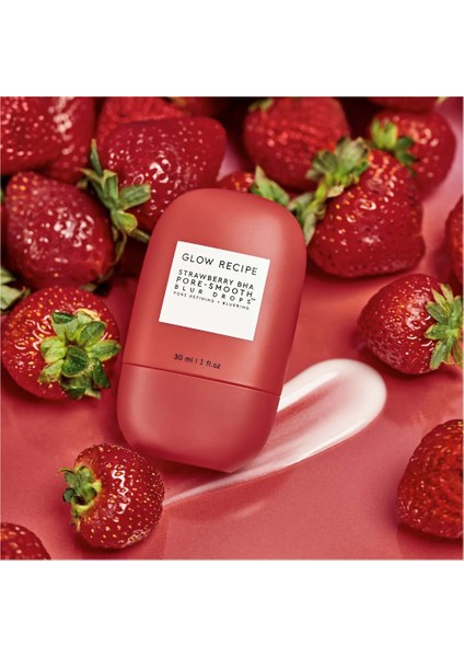 Glow Recıpe Strawberry Bha Pore-Smooth Blur Drops - Serum 30 ml