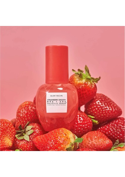 Glow Recıpe Strawberry Smooth - Salisilik Asit, Aha ve Bha Içeren Arındırıcı Serum 30 ml