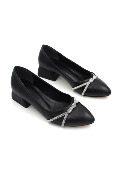 (Ayem) Alçak Topuklu Günlük Kadın Ayakkabı Siyah modelleri