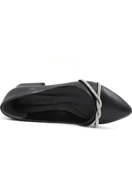 (Ayem) Alçak Topuklu Günlük Kadın Ayakkabı Siyah fırsatları