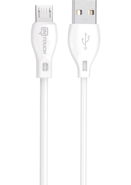 2.4A Micro USB Şarj ve Data Kablosu 2m Beyaz