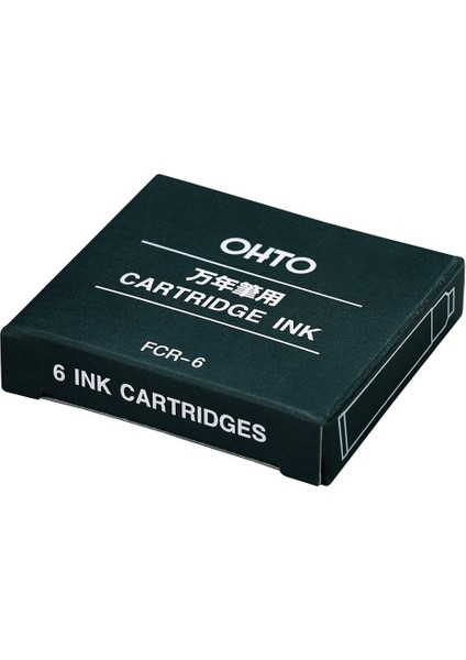 Çeşme Pen Refill Kartuş Black Set Of 6