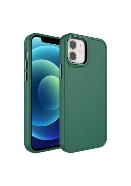 iPhone 12 Iz Yapmayan Pastel Görünümlü Şık Botox Premium Silikon Kılıf