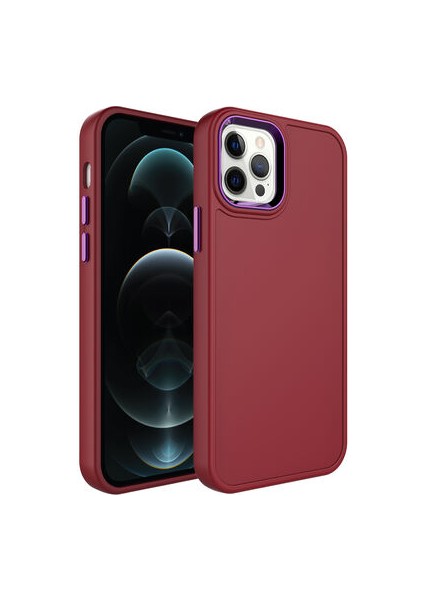 iPhone 12 Pro Max Iz Yapmayan Pastel Görünümlü Şık Botox Premium Silikon Kılıf