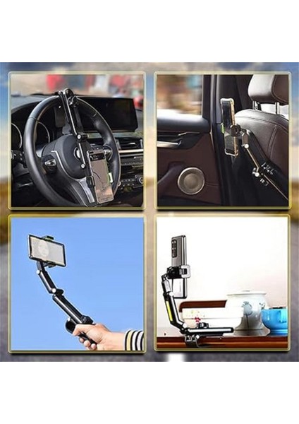 Main Shop Otomobil Cep Telefonu Tutucu, 360 Derece Dönebilir, 4 – 7 Inç (I Phone/samsung/huawei/lg/xiaomi.)