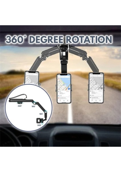 Main Shop Otomobil Cep Telefonu Tutucu, 360 Derece Dönebilir, 4 – 7 Inç (I Phone/samsung/huawei/lg/xiaomi.) fiyatları