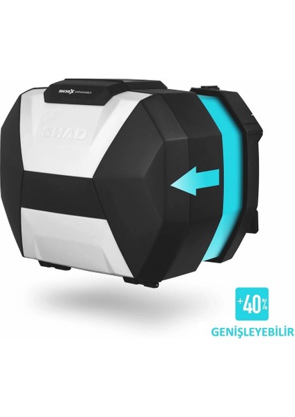 SH38X-AL Genişleyebilir Yan Çantalar (Gri) fiyatları