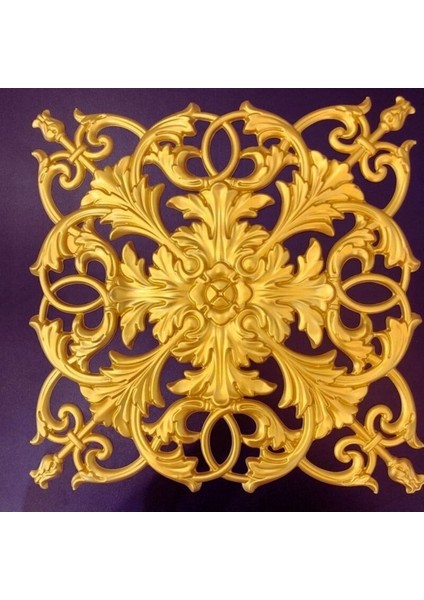 40X40 cm Poliüretan Işlemeli Duvar-Mobilya -Dekor Motifi