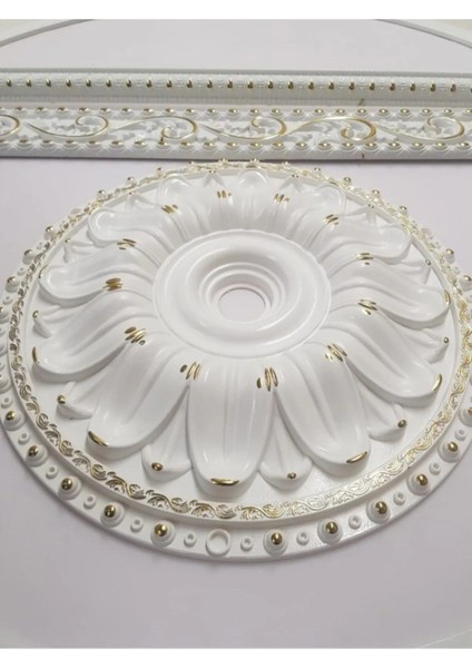 40X40 cm Oval Dekoratif Avize Göbeği