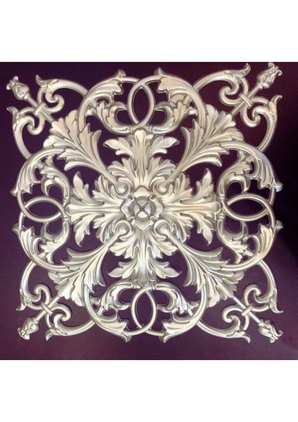 40X40 cm Poliüretan Işlemeli Duvar-Mobilya -Dekor Motifi