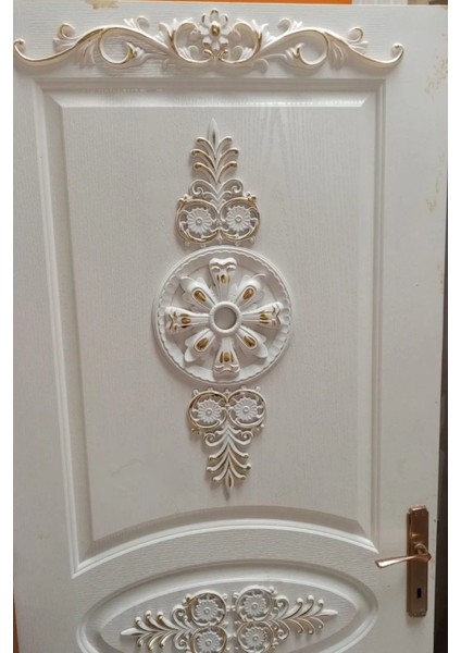 Dekoratif Poliüretan Tavan-Duvar-Mobilya -Dekor-Kapı Papatya Motif (10 cm x 65 Cm)