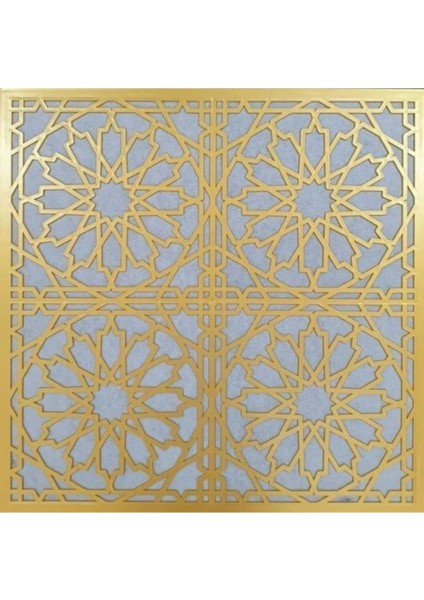 60X60 cm Asma Tavan Uyumlu LED Döşenebilir Tavan Paneli-Altın (Gold) Renk