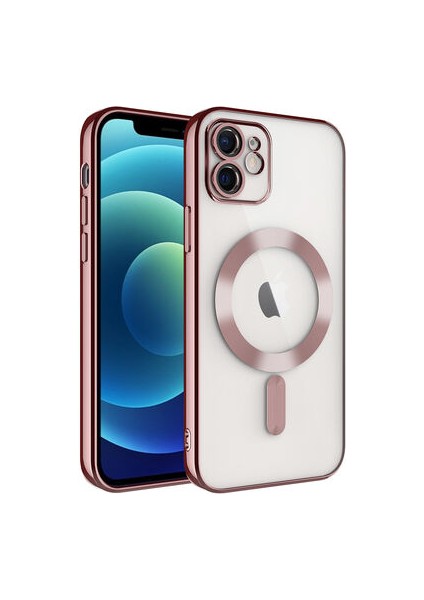 iPhone 12 Kamera Korumalı ve Magsafe Destekli Şık Demre Premium Kılıf