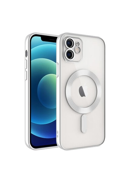iPhone 12 Kamera Korumalı ve Magsafe Destekli Şık Demre Premium Kılıf