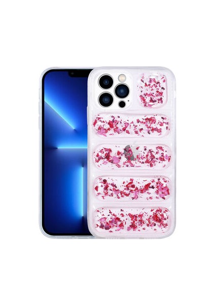 iPhone 13 Pro Max Simli Dalga Premium Silikon Kılıf