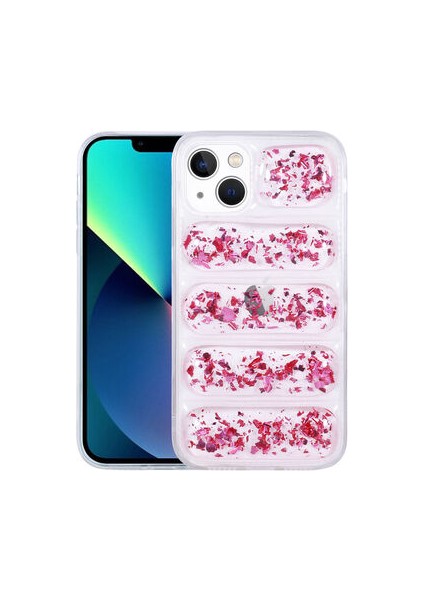 iPhone 13 Simli Dalga Premium Silikon Kılıf