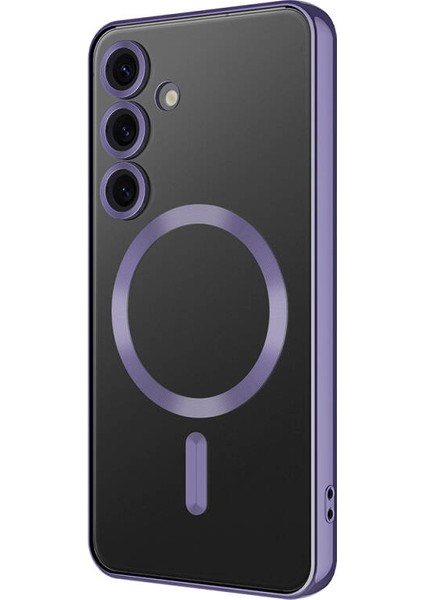 Samsung Galaxy S24 Plus Kılıf Kamera Korumalı ve Logo Detaylı Luminara Silikon Case