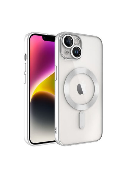 iPhone 14 Plus Kamera Korumalı ve Magsafe Destekli Şık Demre Premium Kılıf