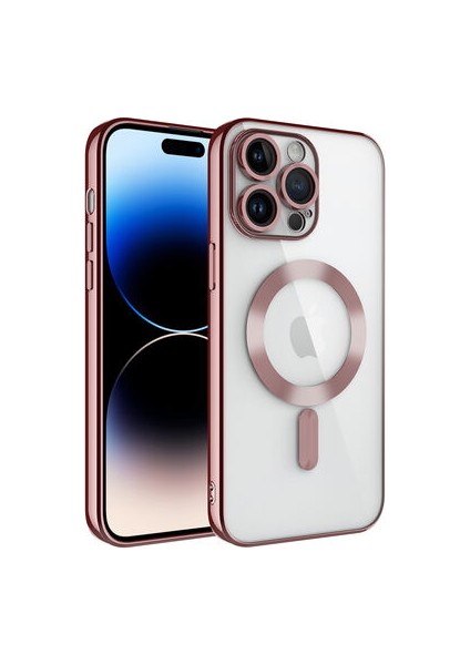 iPhone 14 Pro Max Kamera Korumalı ve Magsafe Destekli Şık Demre Premium Kılıf