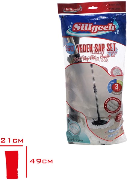 Emay Home Dönerli Mop Set 3lü