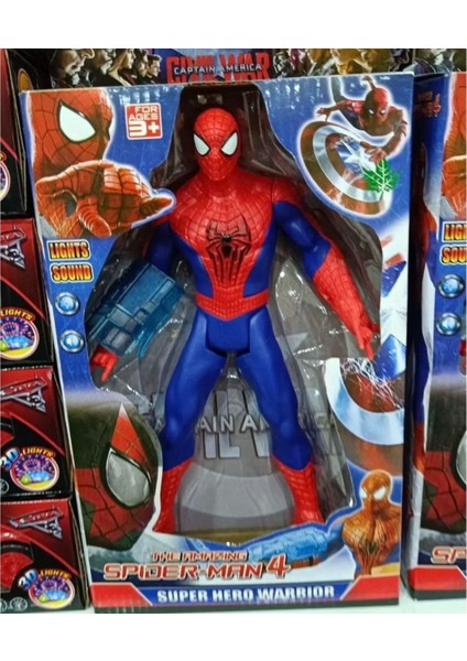 Spiderman Sesli Işıklı Yeni Version Örümcek Adam Figür Oyuncak