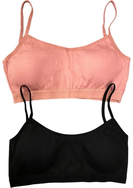 2'li Fitilli Ip Askılı Petli Büstiyer modelleri