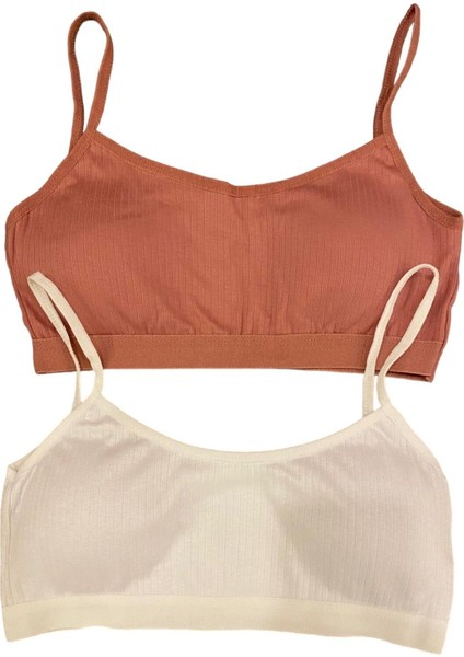 2'li Fitilli Ip Askılı Petli Büstiyer