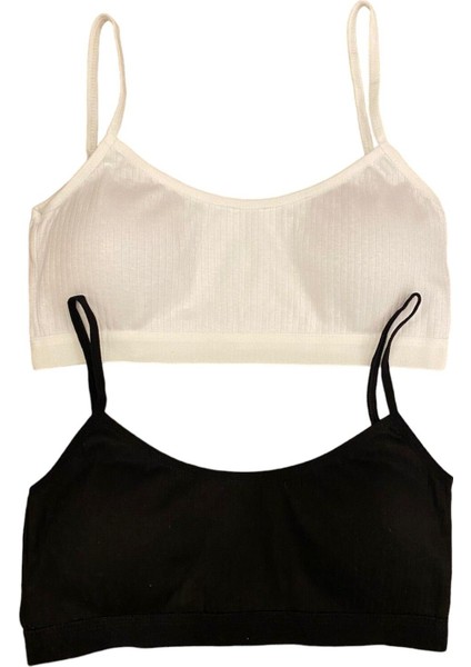 2'li Fitilli Ip Askılı Petli Büstiyer modelleri