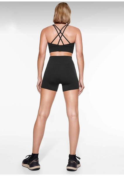 Dalgıç Kumaş Yazlık Kısa Siyah Sporcu Taytı fırsatları