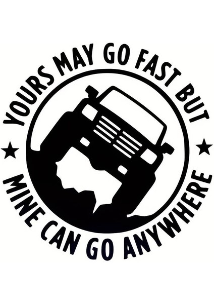 Off Road Arka Cam Sticker 15 x 15 cm