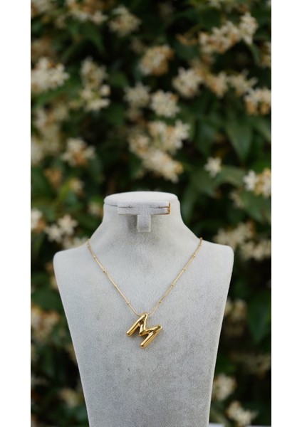 Balon Harf Çelik Kolye (A-Z)