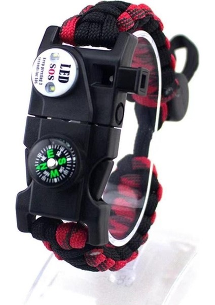 Paracord Kamp Bileklik Hayatta Kalma Bilekliği