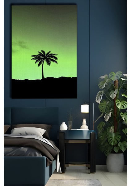 Minimalist Temalı, Yeşil Gökyüzü TABLO-385 modelleri