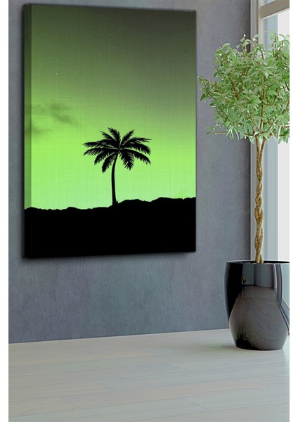 Minimalist Temalı, Yeşil Gökyüzü TABLO-385 fırsatları