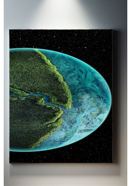 Modern Temalı, Mega Dünya Kanvas TABLO-272