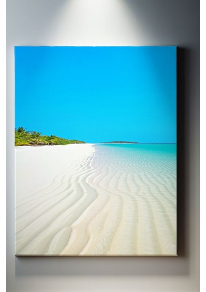 Deniz Temalı, Plaj Kenarı Kanvas TABLO-212