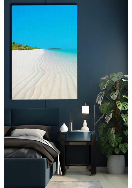 Deniz Temalı, Plaj Kenarı Kanvas TABLO-212 modelleri