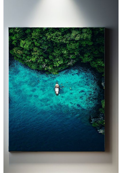 Deniz Temalı, Koy Kenarı Kanvas TABLO-266