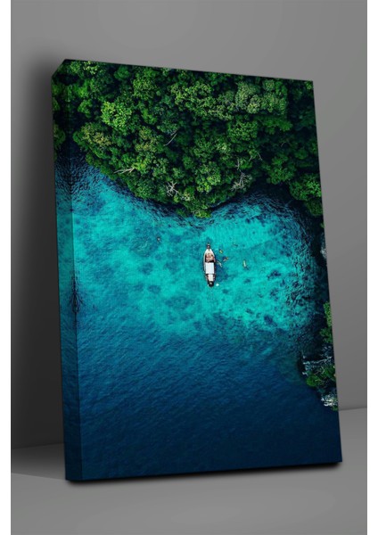 Deniz Temalı, Koy Kenarı Kanvas TABLO-266 fiyatları