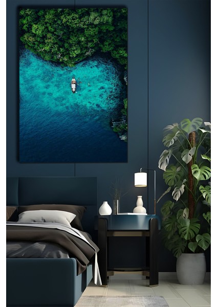 Deniz Temalı, Koy Kenarı Kanvas TABLO-266 modelleri