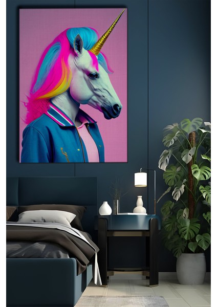 Pop Art Temalı, Unicorn TABLO-456