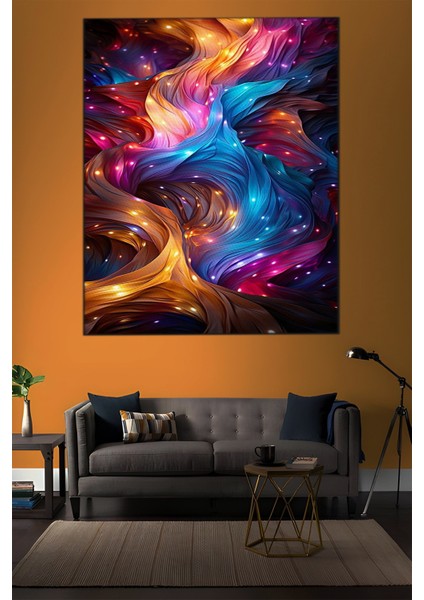 Soyut Temalı, Renk Cümbüşü TABLO-460 indirimleri