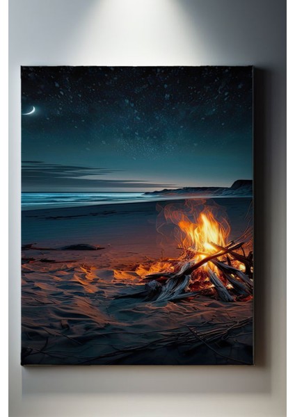 Manzara Temalı, Sahil Kampı Tablo-17