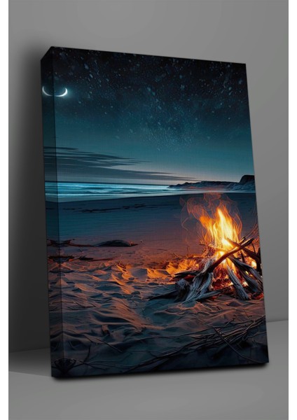 Manzara Temalı, Sahil Kampı Tablo-17 fiyatları