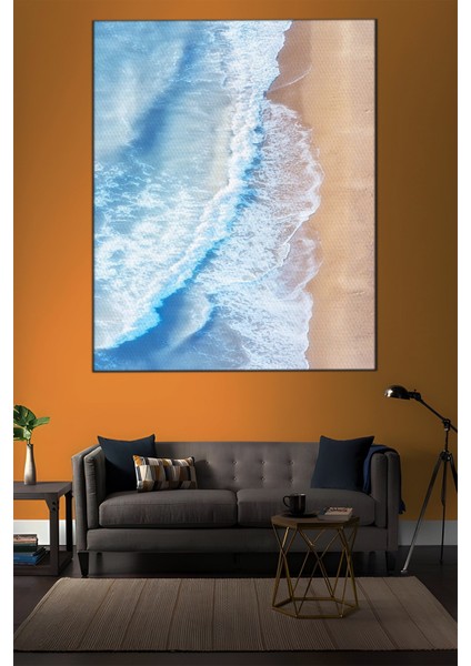 Deniz Temalı, Kıyı Dalgası Kanvas TABLO-260 indirimleri