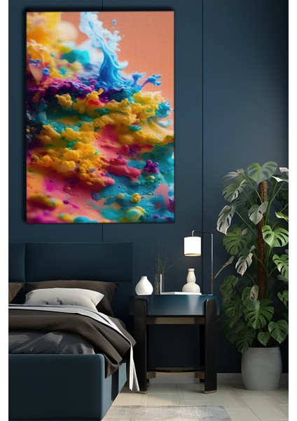 Soyut Temalı, Renk Buharı TABLO-415 modelleri