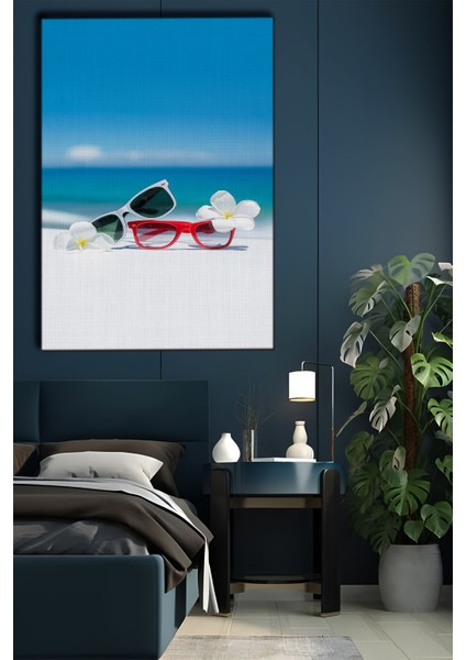 Minimalist Temalı, Plaj Çiçekleri TABLO-382 modelleri